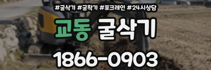 교동 굴삭기