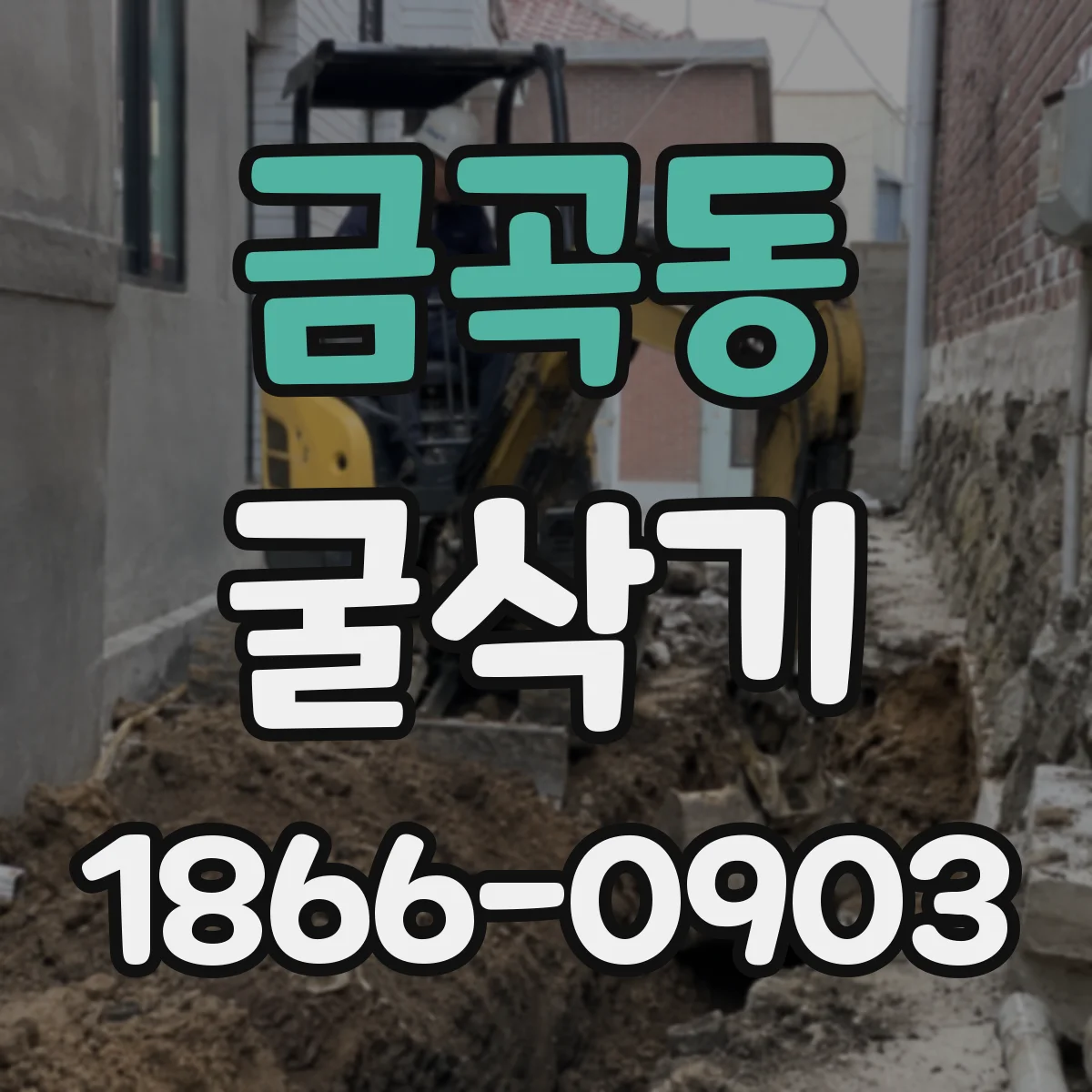 금곡동 굴삭기
