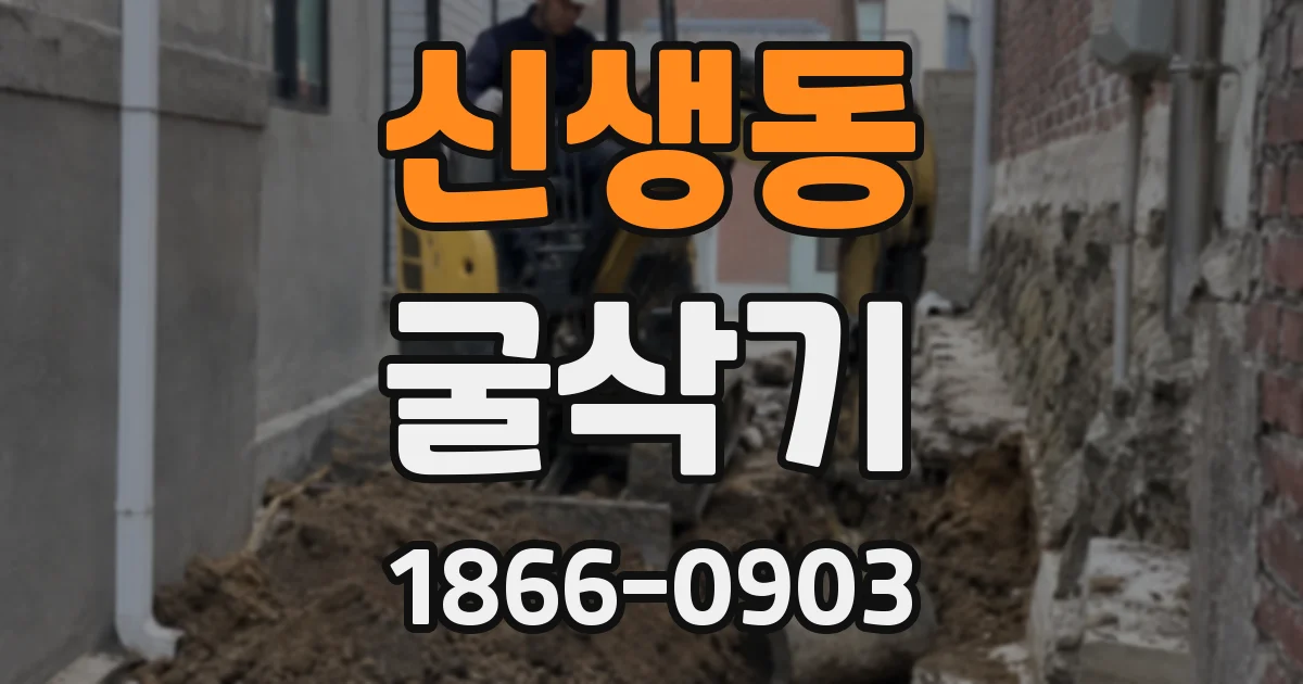 신생동 굴삭기