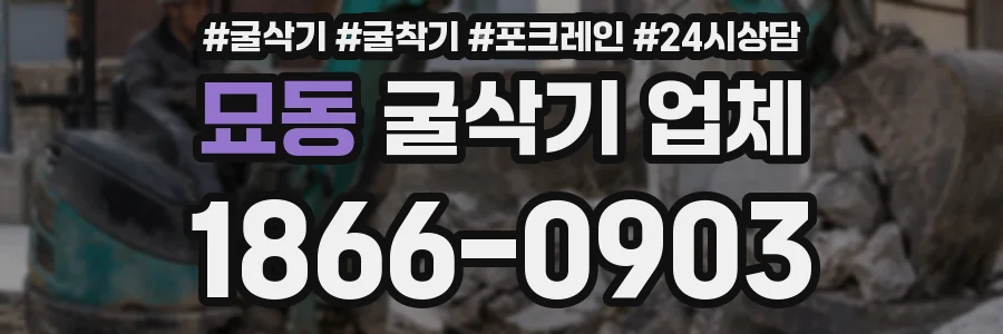 묘동 굴삭기 업체