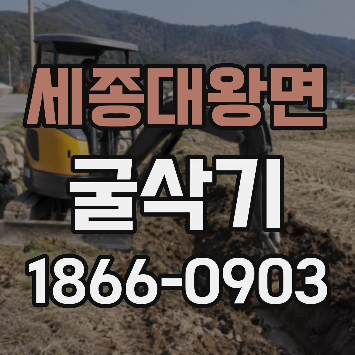 세종대왕면 굴삭기