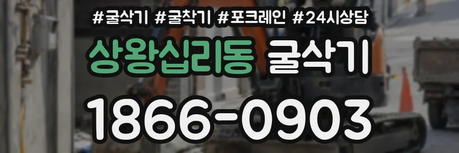 상왕십리동 굴삭기