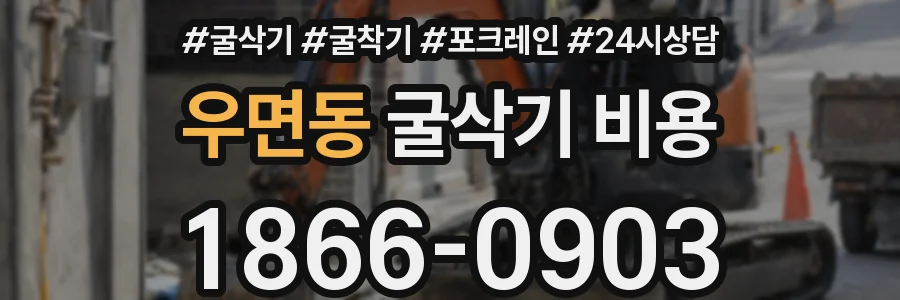 우면동 굴삭기 비용