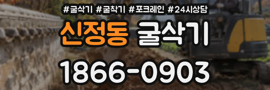 신정동 굴삭기