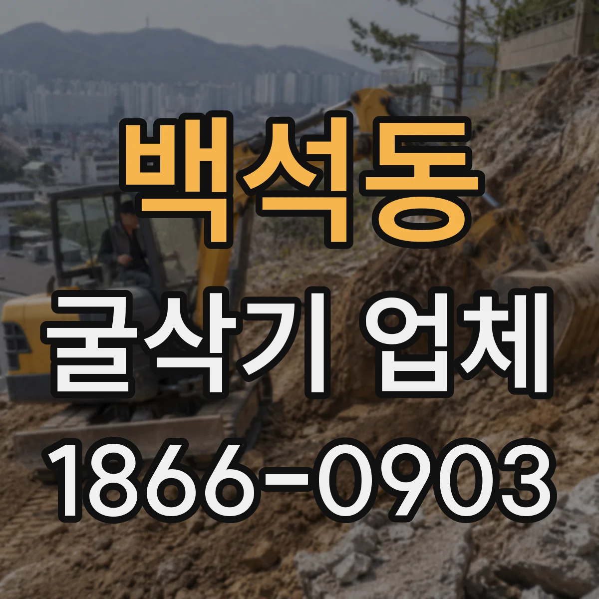 백석동 굴삭기 업체