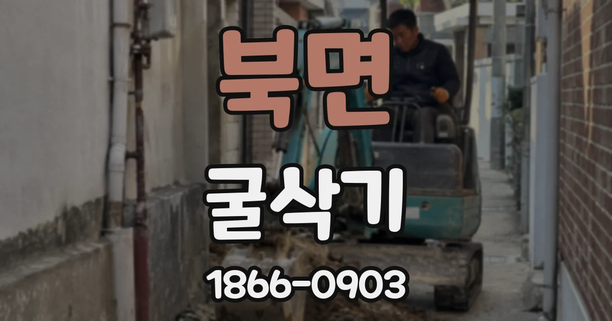 북면 굴삭기