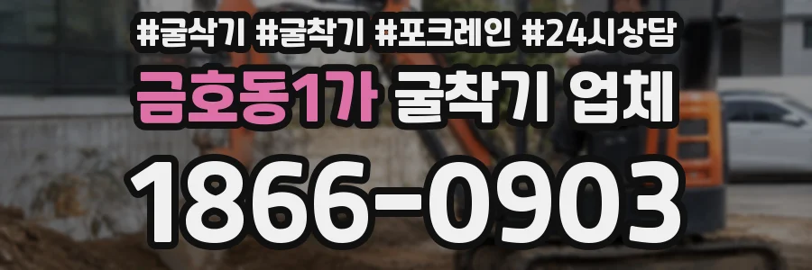 금호동1가 굴착기 업체