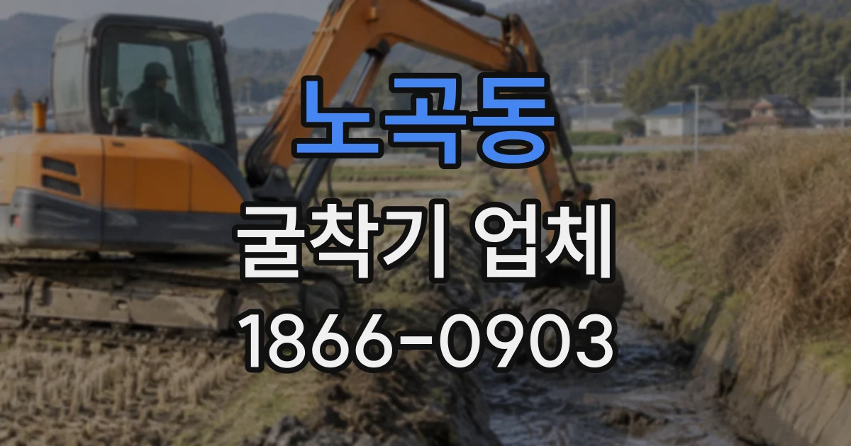 노곡동 굴착기업체