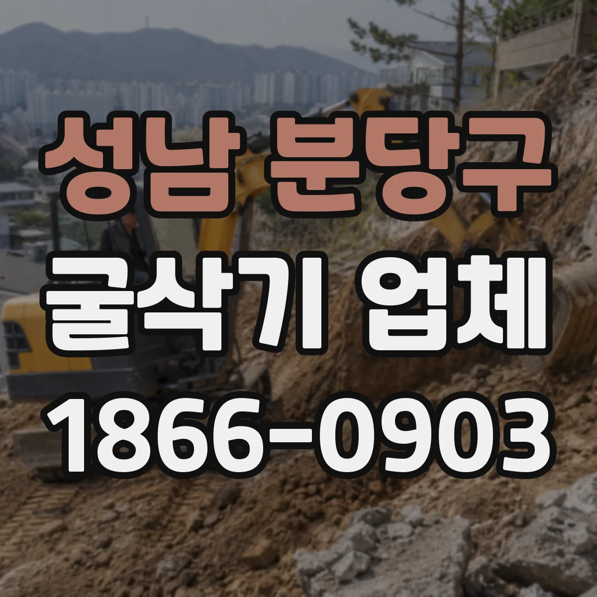 성남 분당구 굴삭기 업체