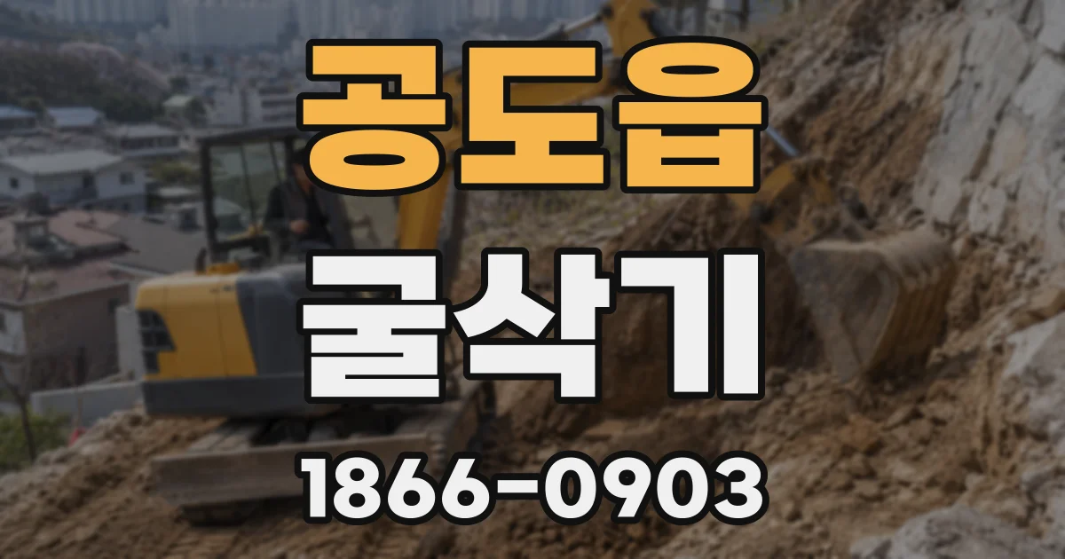 공도읍 굴삭기