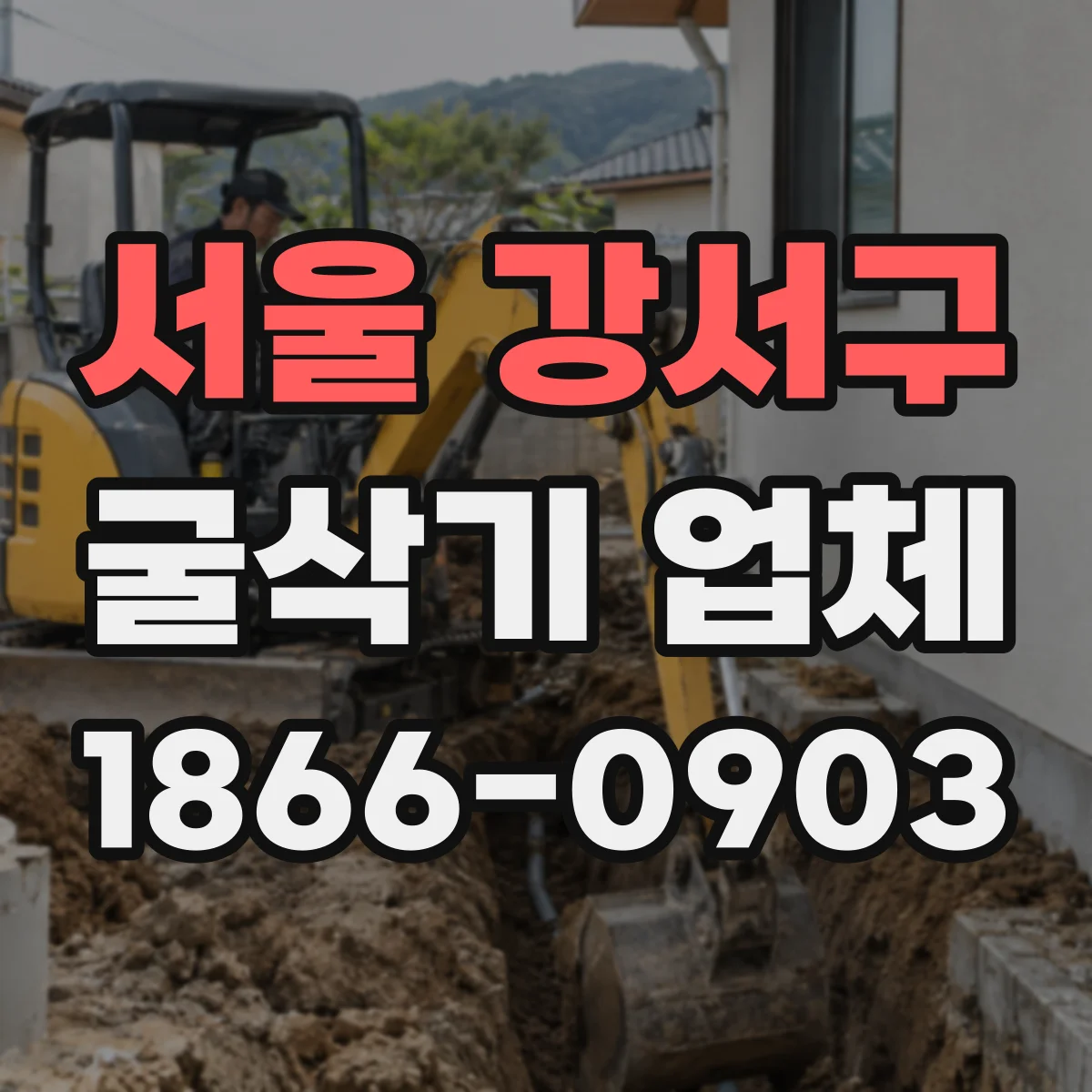 서울 강서구 굴삭기 업체