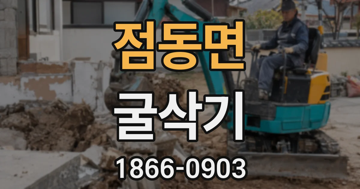 점동면 굴삭기