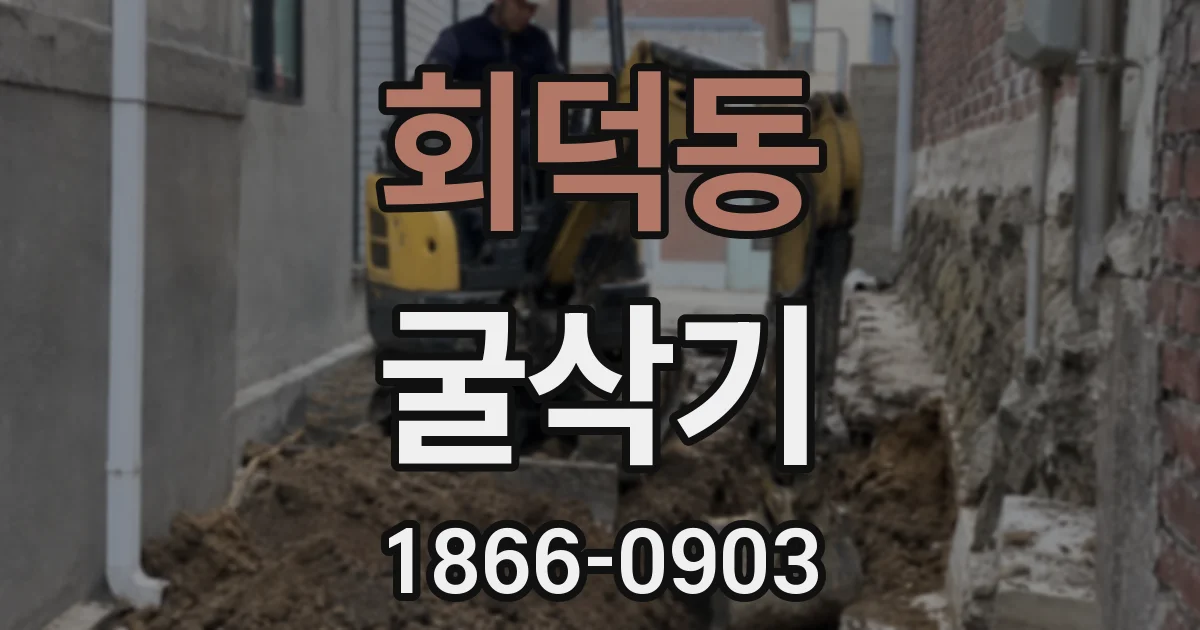 회덕동 굴삭기