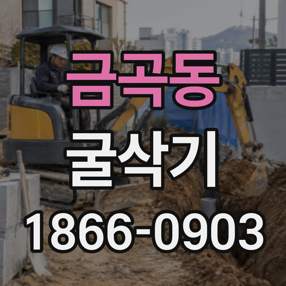 금곡동 굴삭기