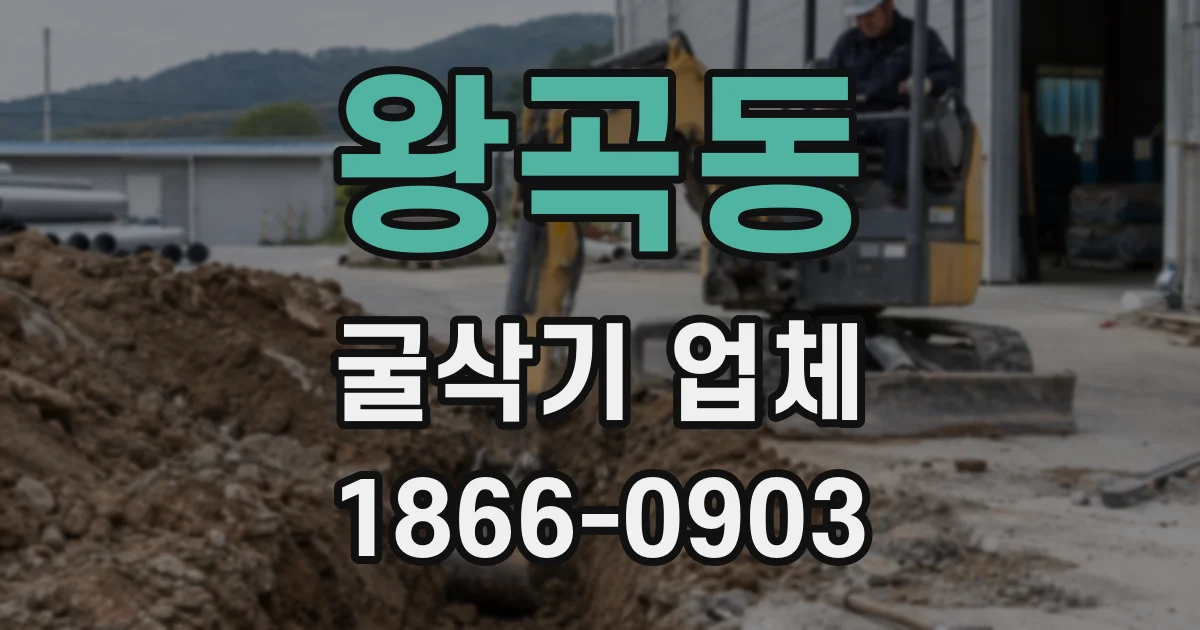 왕곡동 굴삭기 업체