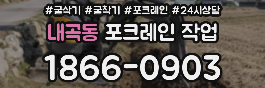 내곡동 포크레인 작업