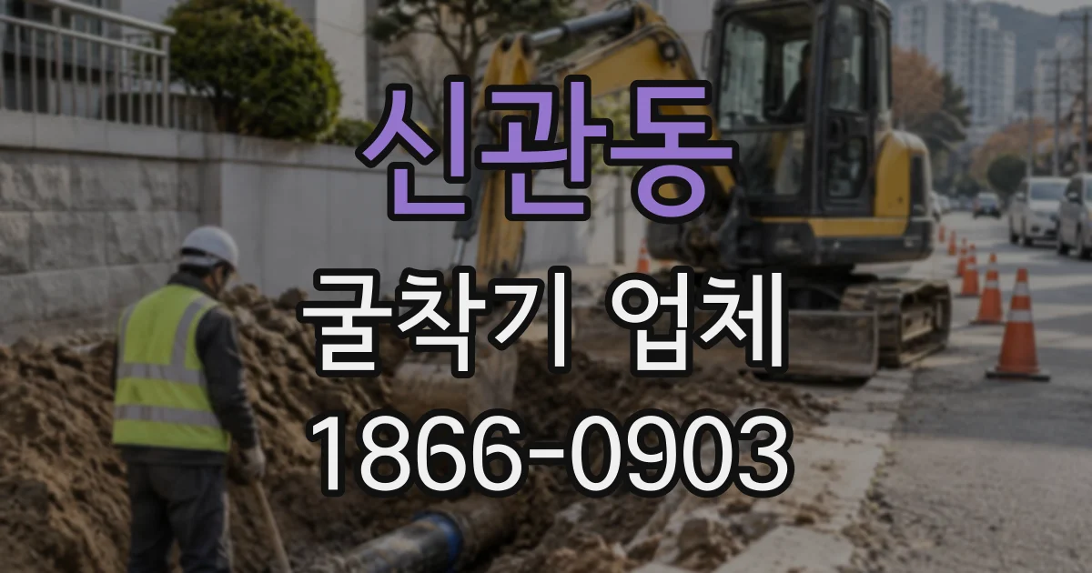 신관동 굴착기업체
