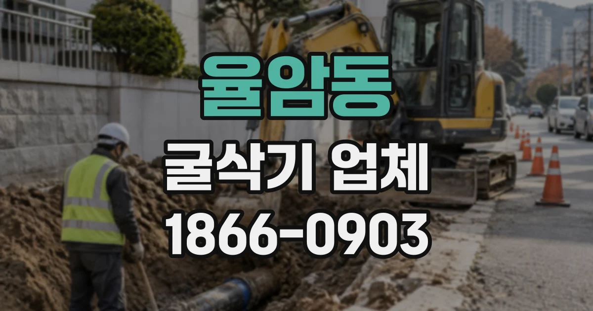 율암동 굴삭기업체