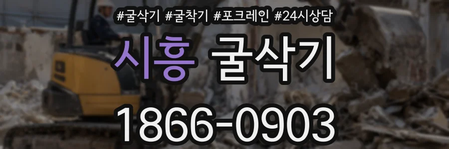 시흥 굴삭기