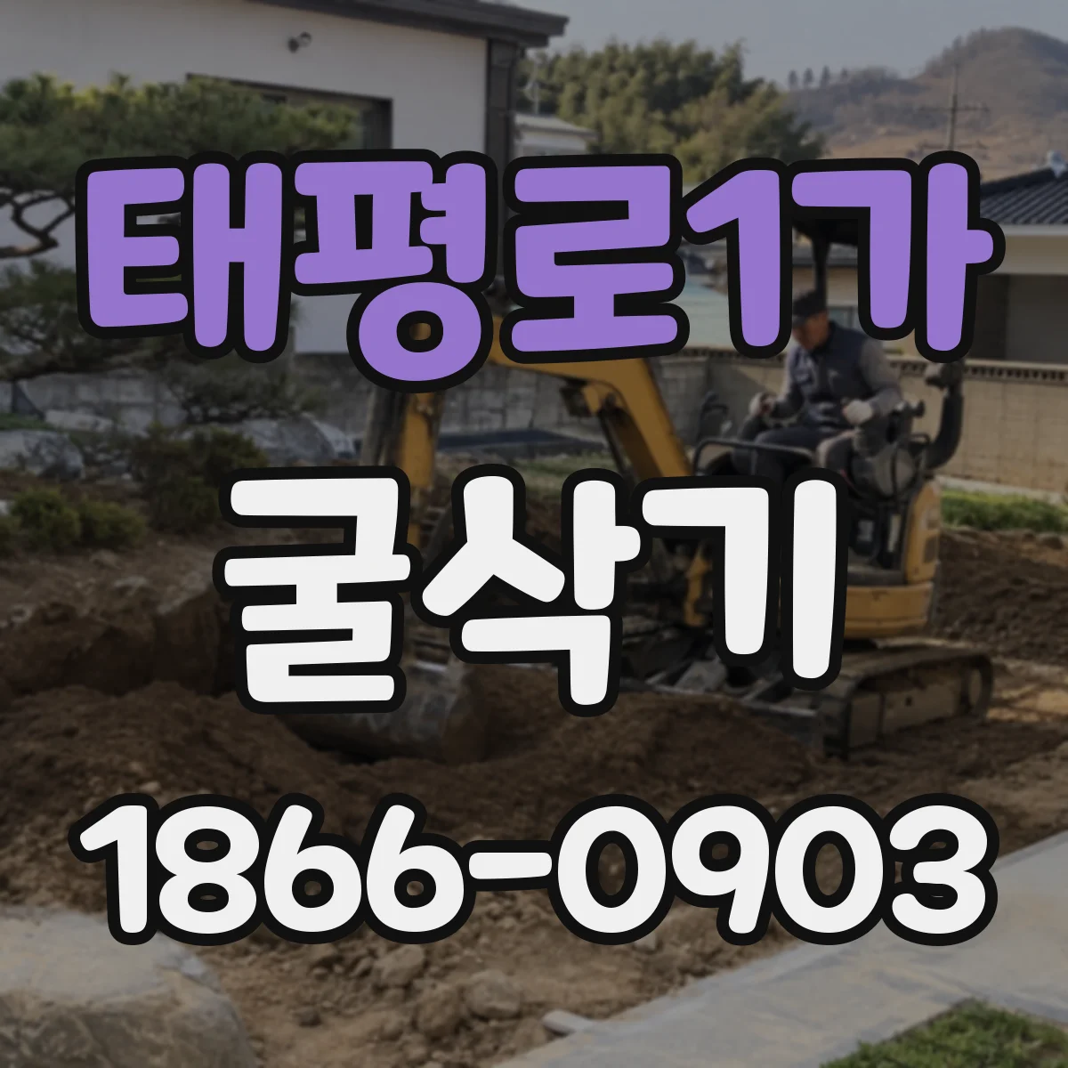 태평로1가 굴삭기
