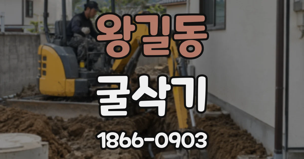 왕길동 굴삭기