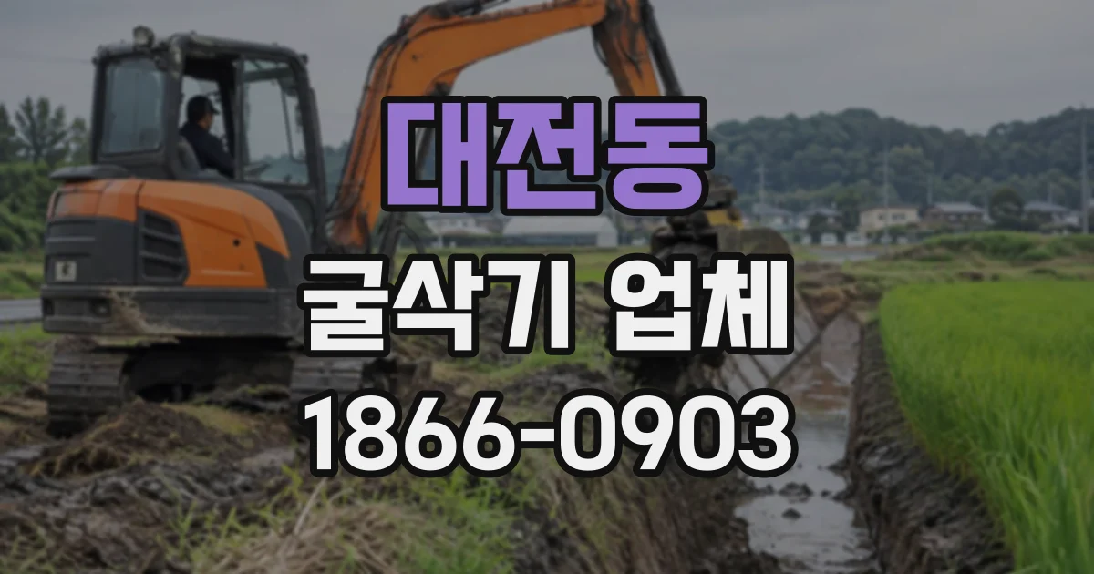 대전동 굴삭기업체