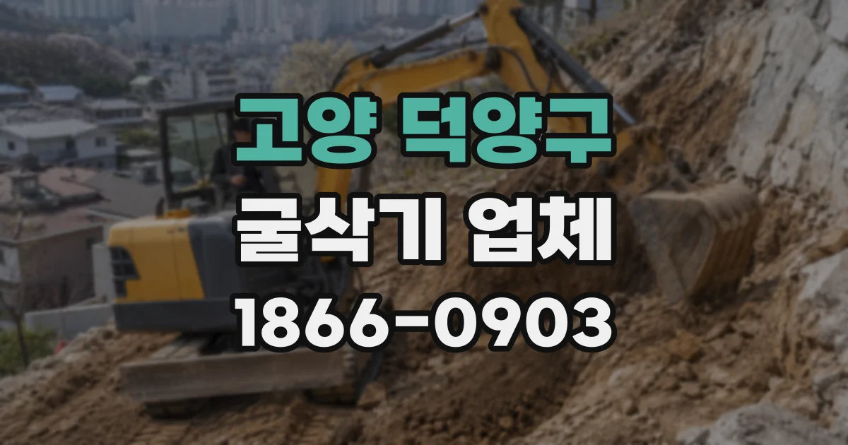 고양 덕양구 굴삭기 업체