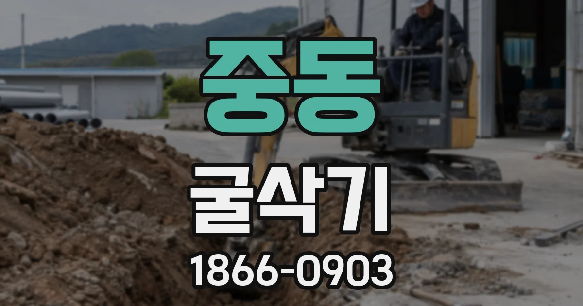 중동 굴삭기