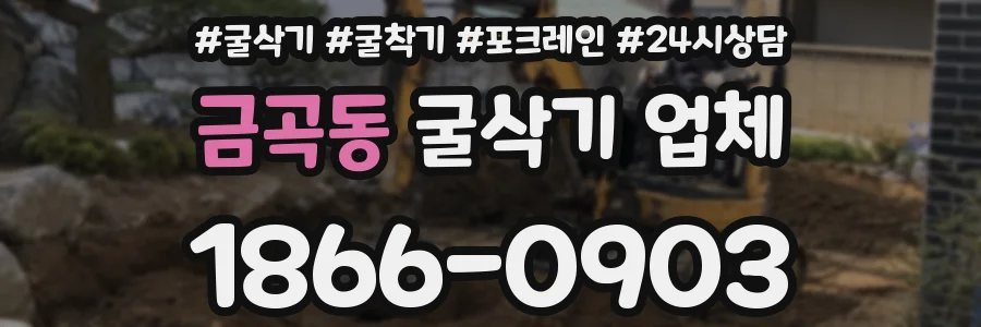 금곡동 굴삭기 업체
