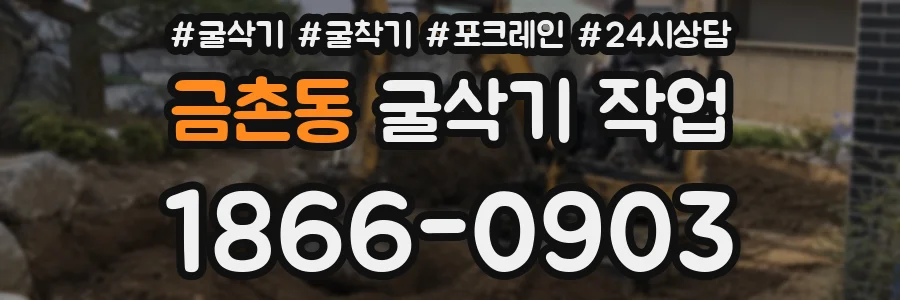 금촌동 굴삭기 작업