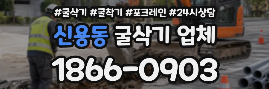 신용동 굴삭기업체 상담 전화 1866-0903