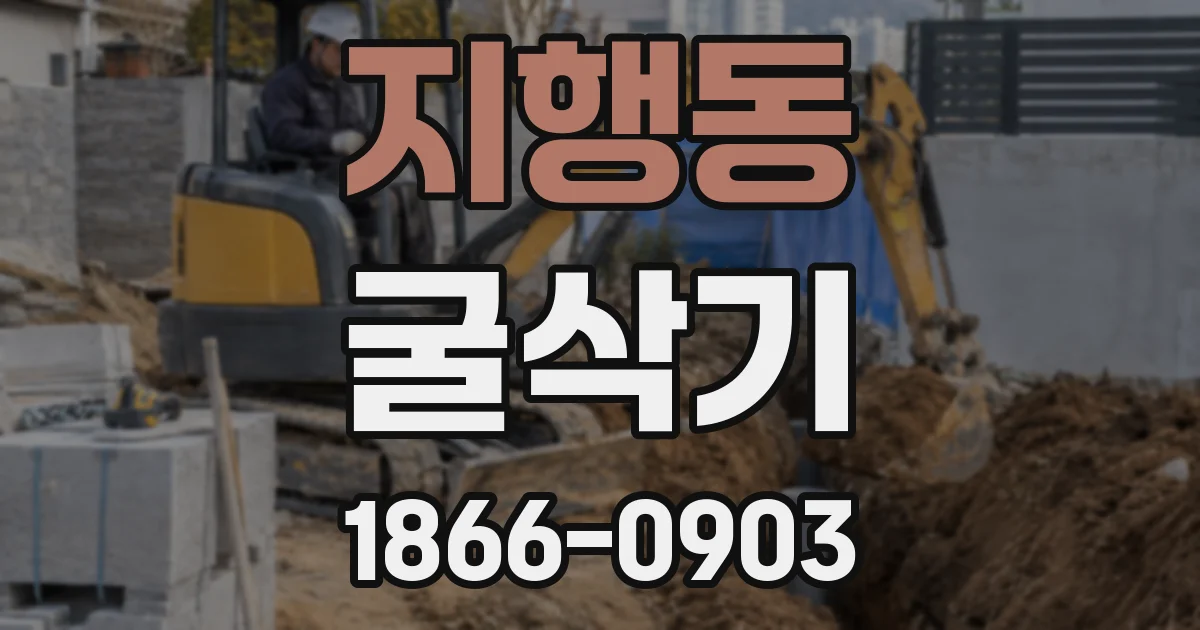 지행동 굴삭기