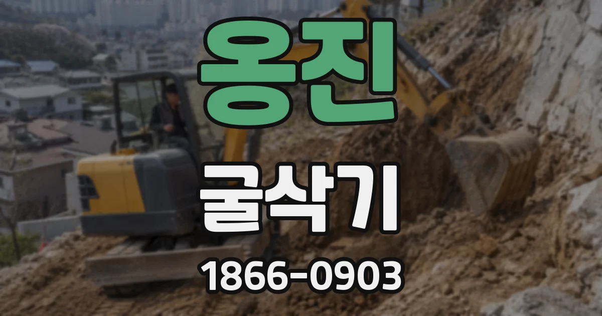 옹진 굴삭기