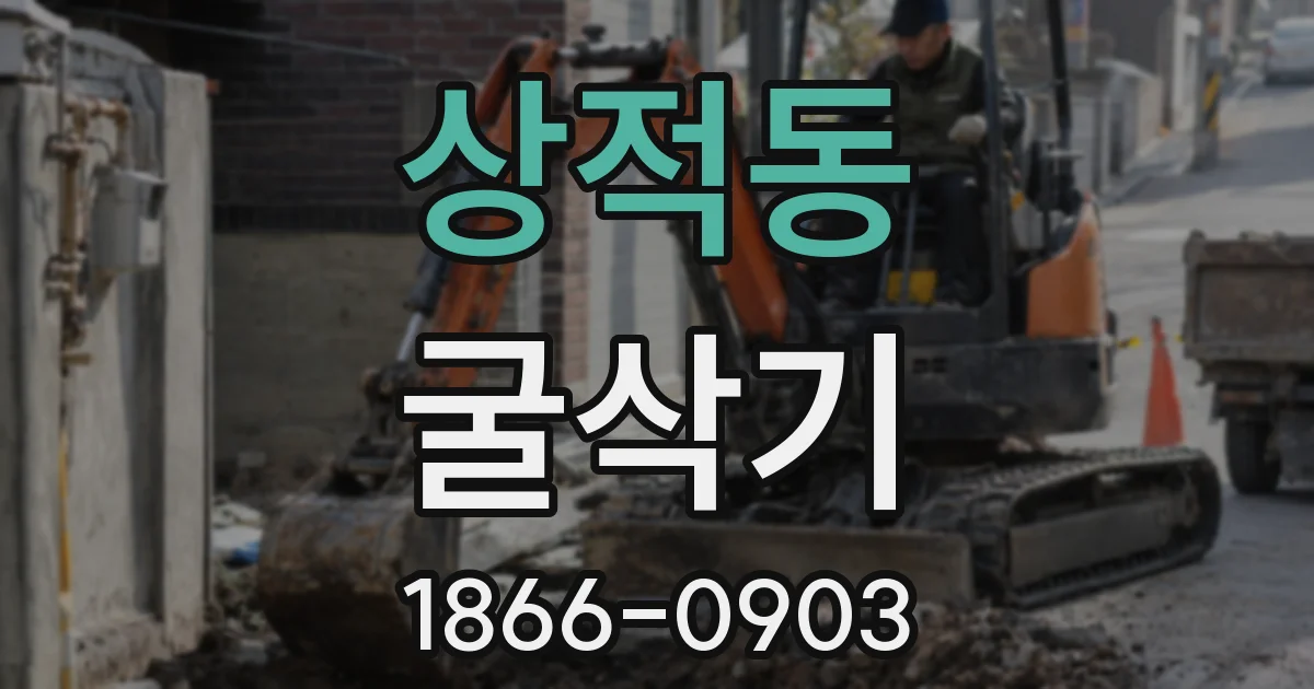 상적동 굴삭기