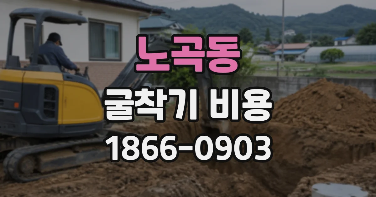 노곡동 굴착기비용