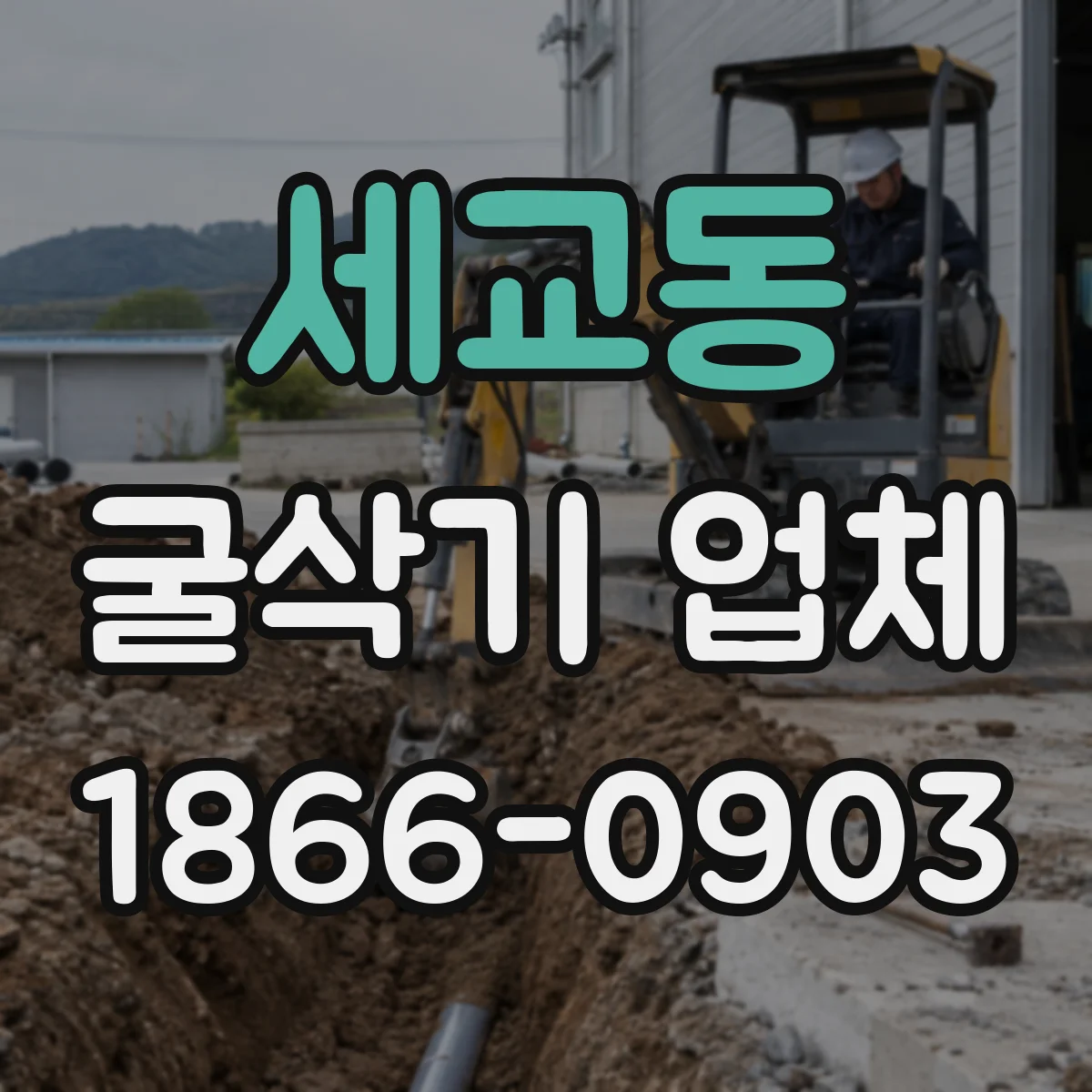 세교동 굴삭기 업체