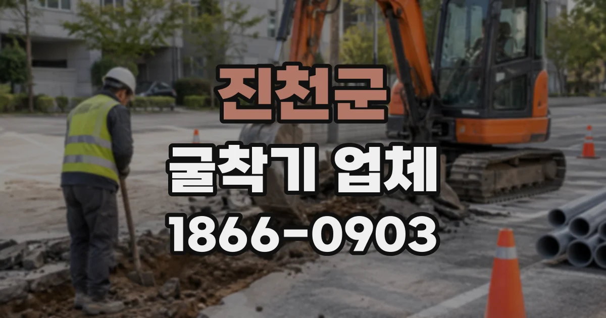 진천군 굴착기업체