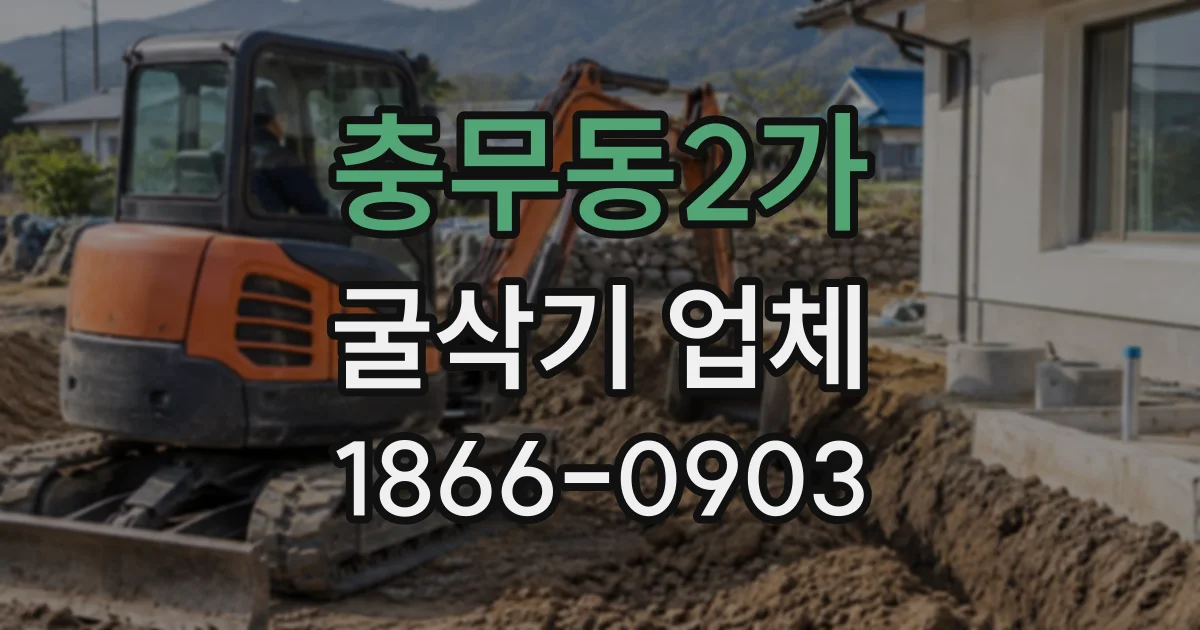 충무동2가 굴삭기업체