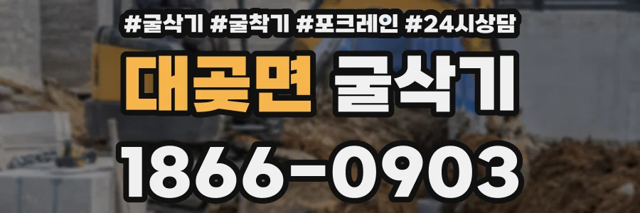 대곶면 굴삭기