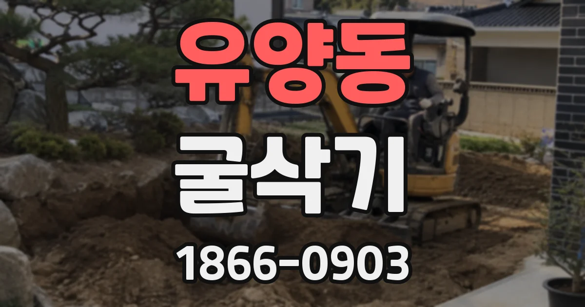 유양동 굴삭기