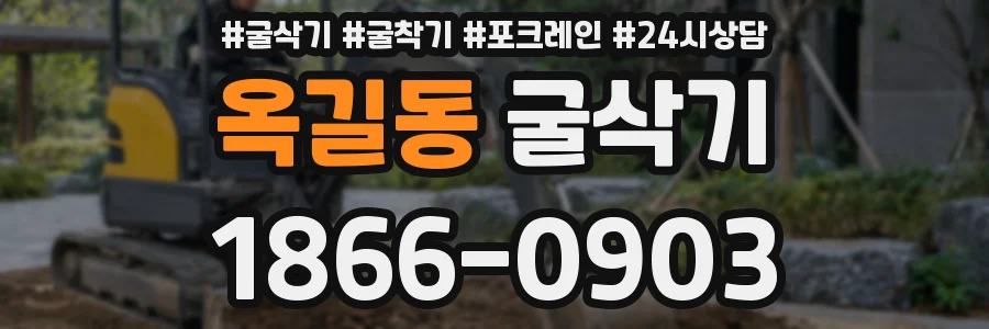 옥길동 굴삭기