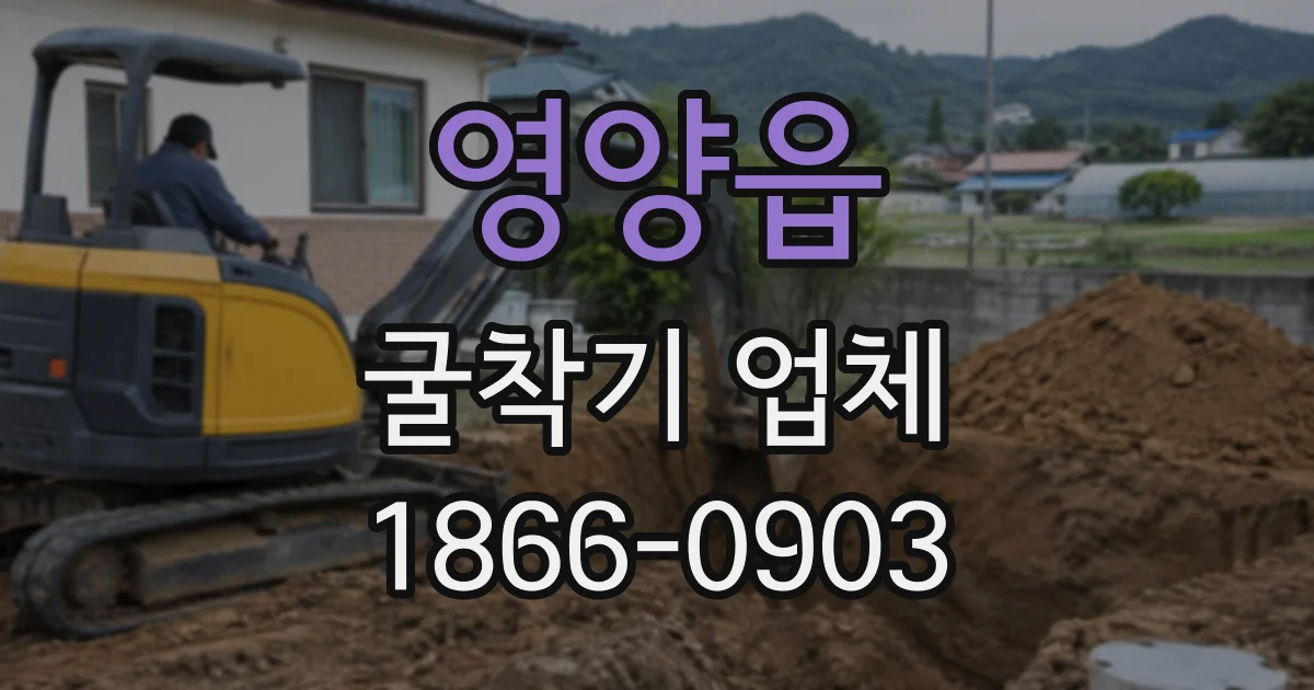 영양읍 굴착기업체