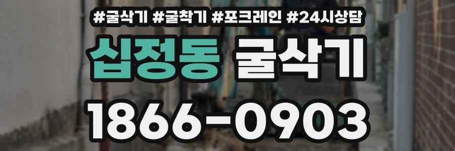 십정동 굴삭기