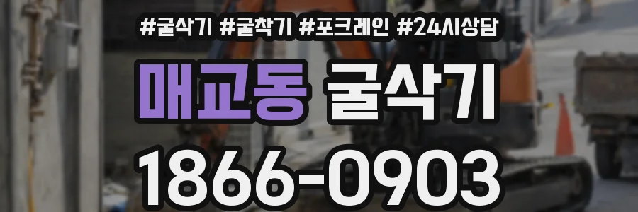 매교동 굴삭기