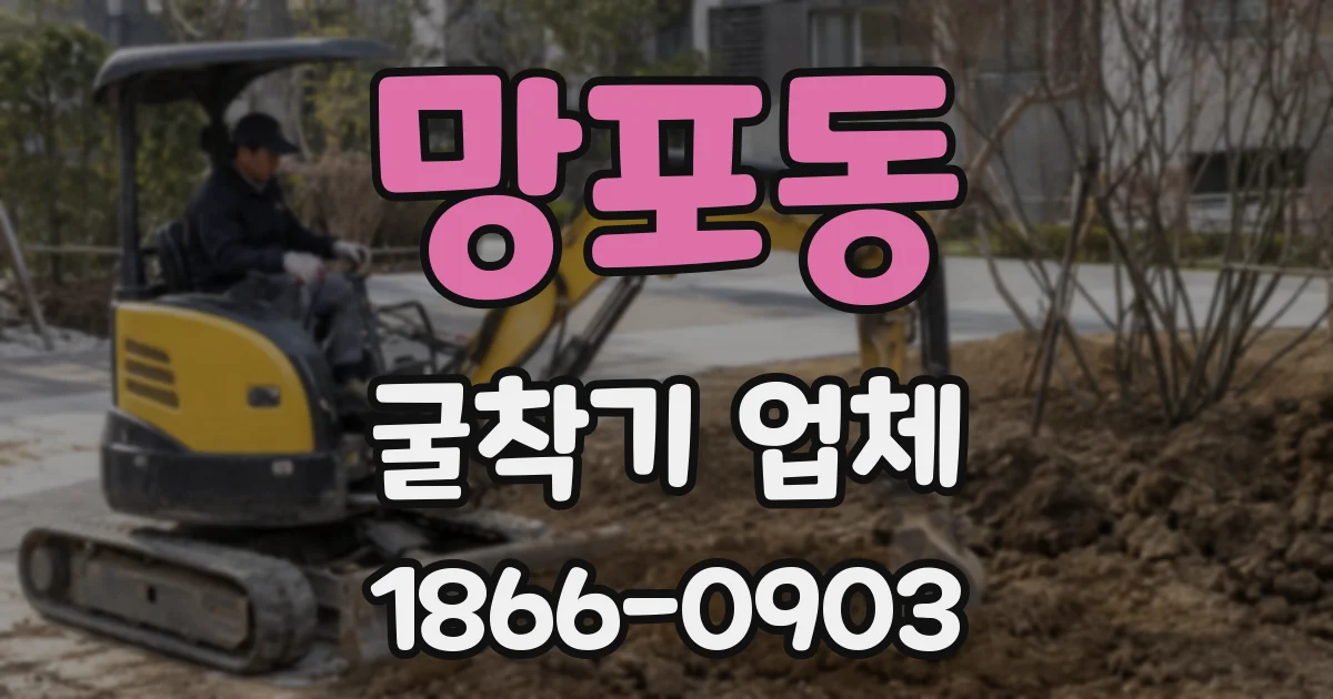 망포동 굴착기 업체