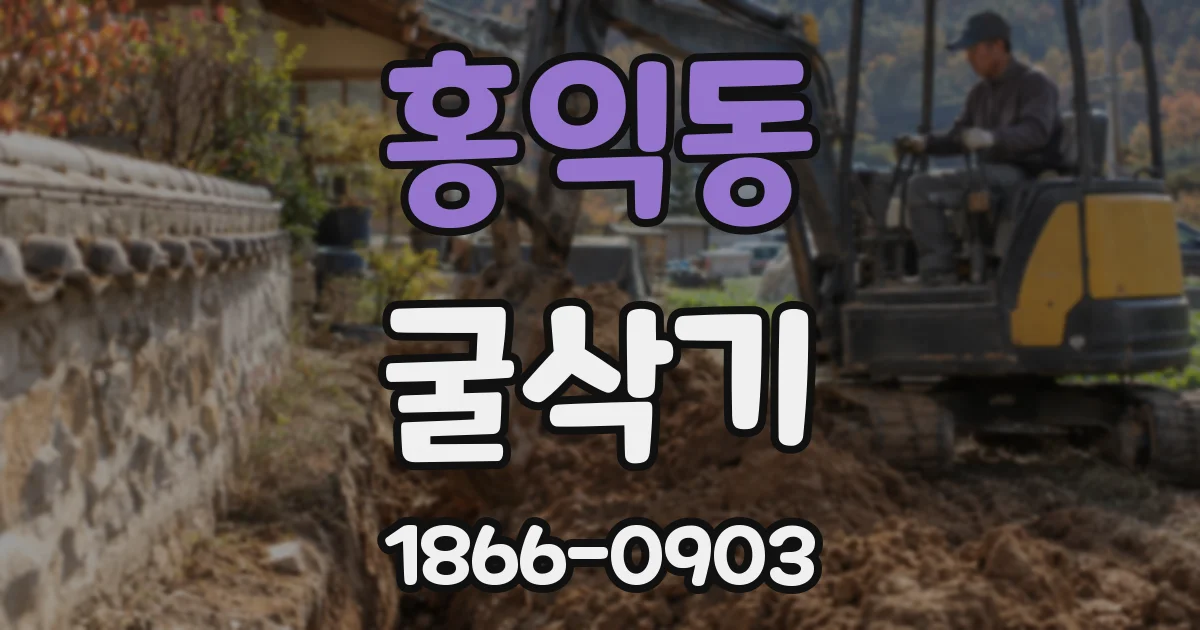 홍익동 굴삭기