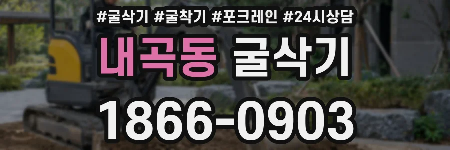 내곡동 굴삭기