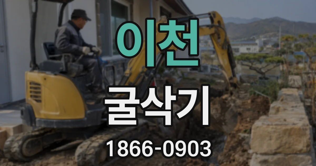 이천 굴삭기