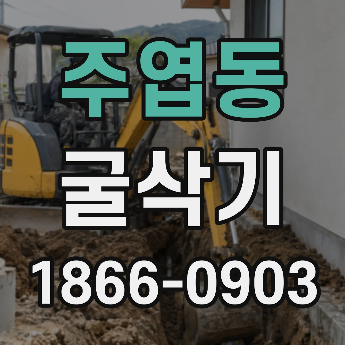 주엽동 굴삭기