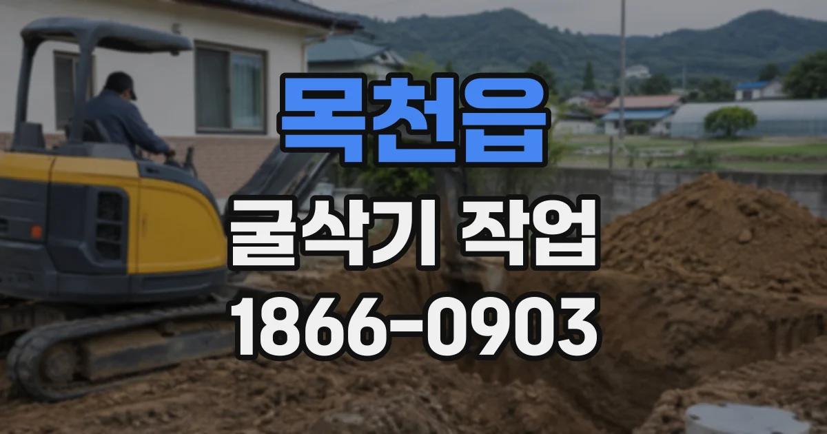 목천읍 굴삭기작업